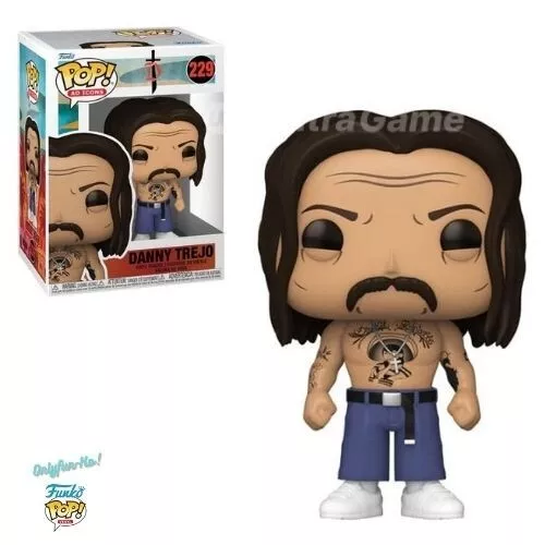 FUNKO POP  DANNY TREJO 229 MACHETE SERIE AD ICONS VINYL FIGURE 9 CM nuovo