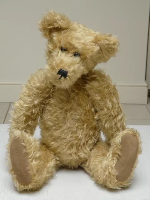 Top quality fully jointed 100% mohair collectable teddy bear large handmade