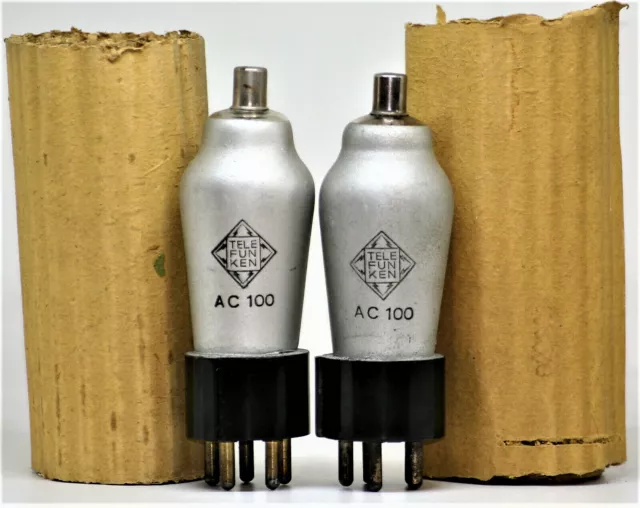 ac100 telefunken nos röhre tube valve wehrmacht klangfilm Vorverstärkerröhre ww2