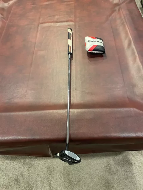 Taylormade Spider Tour Mallet Putter - Black - 34" Length - LH - Head Cover 3
