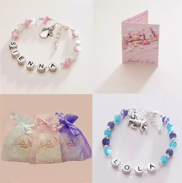 Children's Jewellery, Personalised Bracelet, Various Charms. Very High Quality!