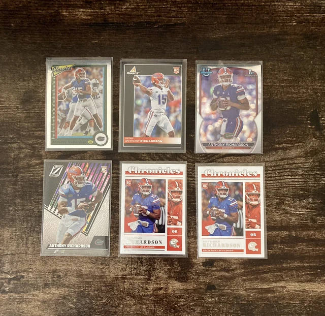 LOT OF (6) 2023 ANTHONY RICHARDSON Rookie Cards RC Indianapolis Colts