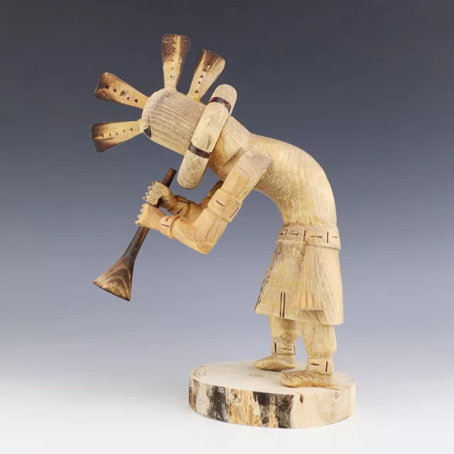 Native American Navajo Kokopelli Kachina By Robert Platero