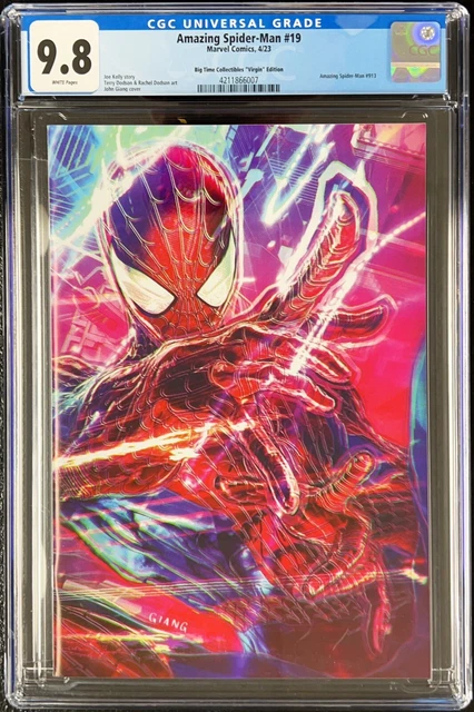 The Amazing Spider-Man #19 John Giang VIRGIN Variant Marvel Comics CGC 9.8 NM/M