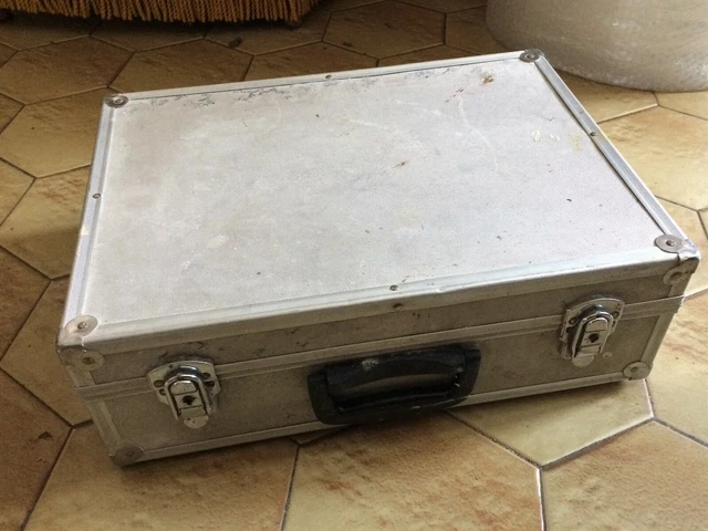 Caisse à Outils Aluminium Chequer 73x24x32 Cm - Coffre De Transport Verrouillable, Capacité 52L, Marque Ecd-Germany