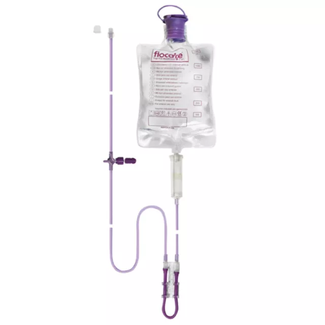 Flocare Infinity TOP-Beutel 1,3 L mit Pack-Set Überleitung Nutricia PZN 11289417