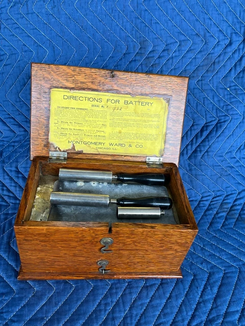 Antique 1899 Montgomery Ward & Co. Medical Quackery Device