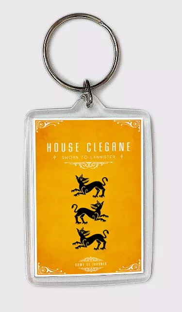 Casa Clegane House Clegane Llavero Juego De Tronos Keyring Game Of Thrones