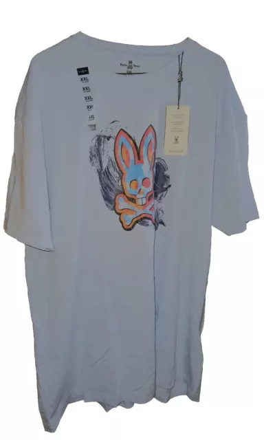 Psycho Bunny Graphic Print Relaxed Fit T-Shirt Men's Size XXL New With Tags