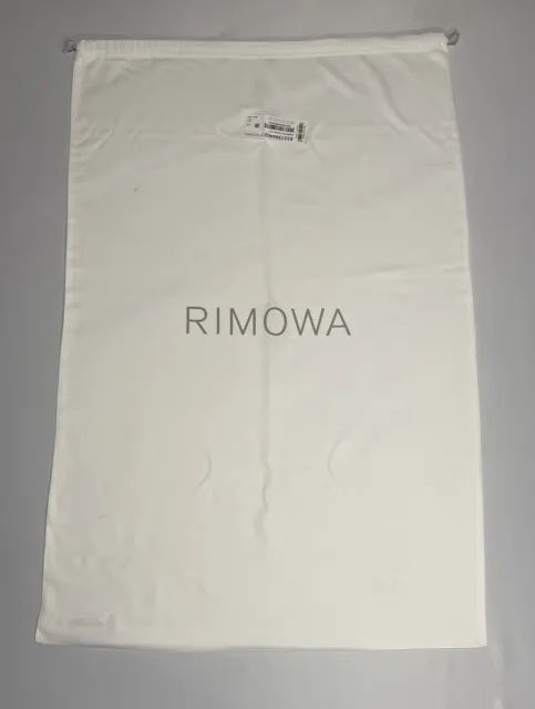 Rimowa Essential Check In L IDust Bag w/Grey Logo New 44 x 29”drawstring cotton
