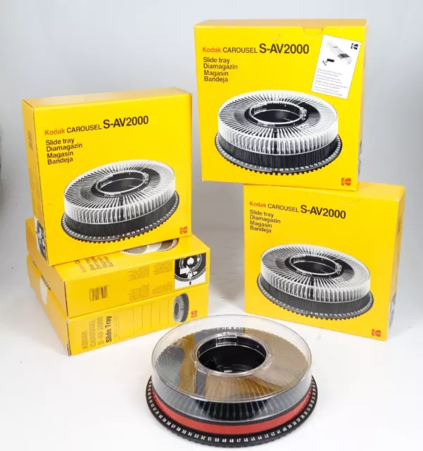 5 Stück Kodak Carousel Rundmagazin Im Originalkarton S-Av - Ektapro