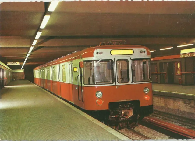 CRT087. MILANO- Cartolina anni ’60, “LA NUOVA METROPOLITANA” non viaggiata