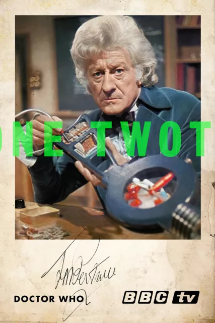 Jon Pertwee Doctor Who Signed Pre-Printed Photo