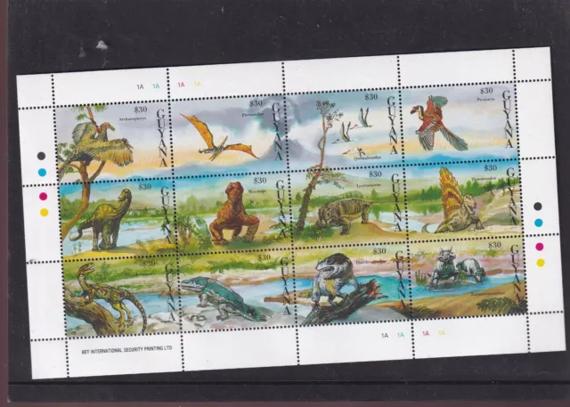 4691/Dinosauro ** Arco Nuovo Di Zecca Guyana