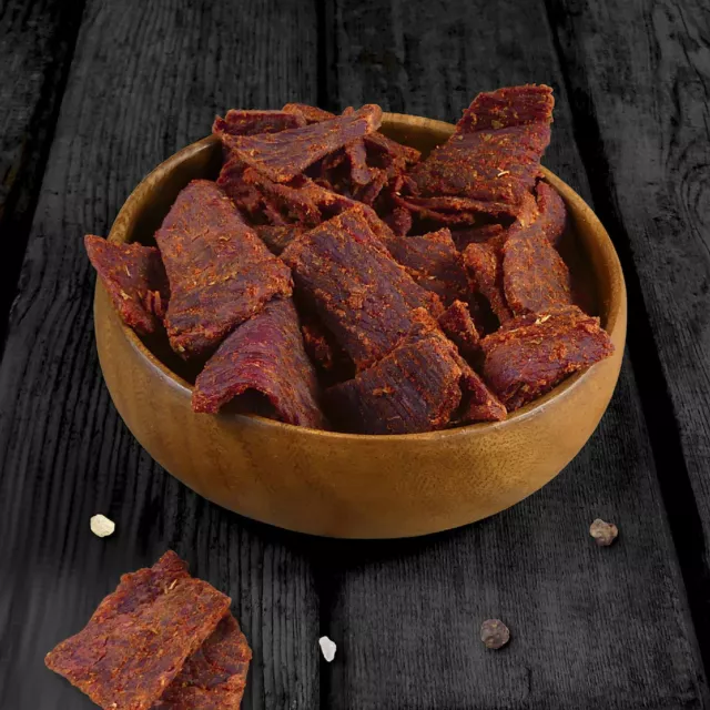 500g Beef Jerky (5 x 100g) AKTION (49,80€/kg) - 3 Sorten - 51% Protein Biltong