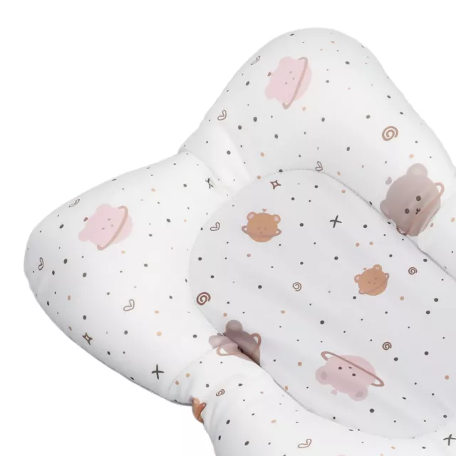 Soft Baby Bath Support Cushion Pad Cute Cartoon Bear Pattern Nouveau-né 3