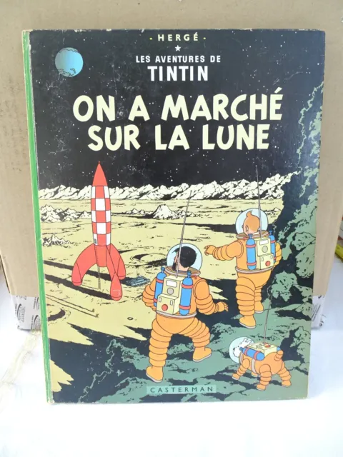 BD - Tintin : On a marché sur la Lune - 1954