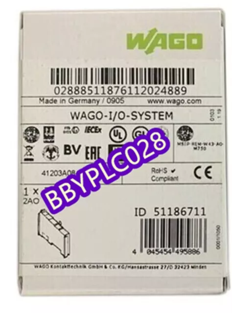 New In Box WAGO 750-533 PLC Module 750-533