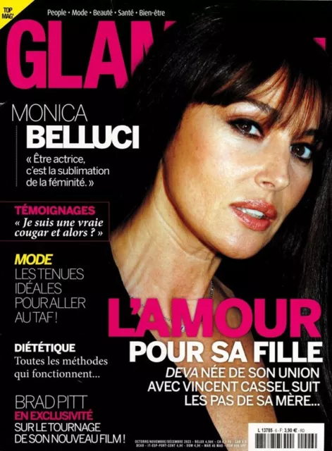 GLAM Magazine  MONICA BELLUCCI_Mode Beauté Octobrebre 2023 ©TBC