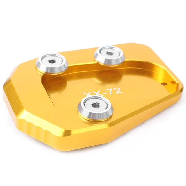 Supporto laterale oro kick stand piastra di prolunga per Yamaha MT-09 MT09 2013-15