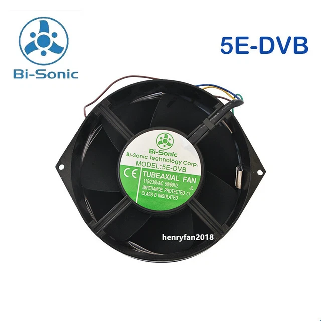 ORIGINAL BI-SONIC 5E-DVB 5E-DVB-1 Axial Fan AC115/230V IP54 53dB UPS ...