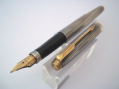 Parker parure PARKER 75 Prototype marron marbré stylo plume F 18K porte-mines 0.5mm 
