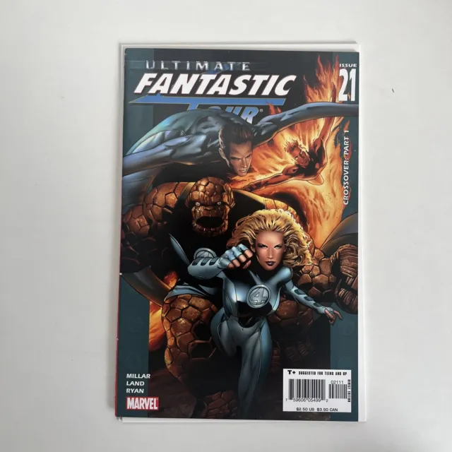 🍕🍕Ultimate Fantastic Four #21 VF/NM Millar Land 1st Marvel Zombies Cameo 🍕🍕