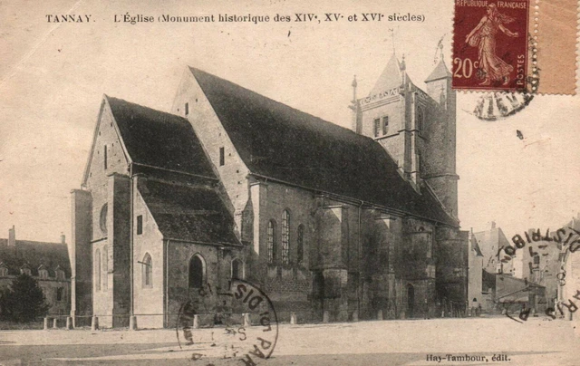 CPA 58 - TANNAY (Nièvre) - L'Eglise