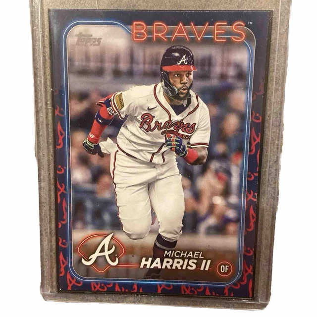 2025 TOPPS SERIES 1 MICHAEL HARRIS II TEAM COLOR BORDER VARIATION SSP