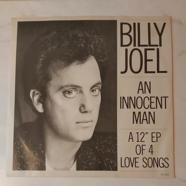 Billy Joel - An Innocent Man - A 12” EP Of 4 Love Songs 12" 1983  TA 4142 EX VG+