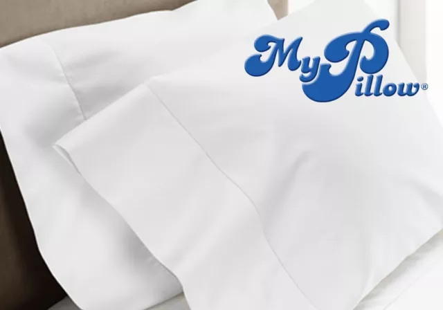 My Pillow Pillow Case Set 100% Certified Giza Long Staple Cotton