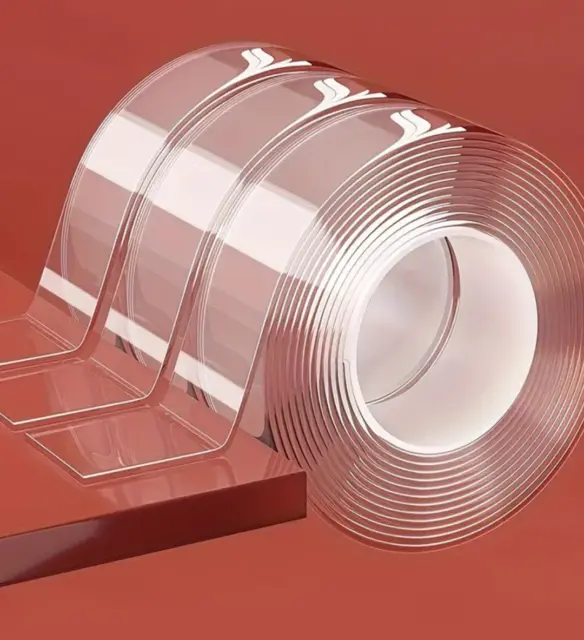 Doppelseitiges Klebeband Extra stark Transparent Nano Befestigungsband