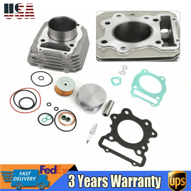 Cylinder Piston Gasket Top End Kit Fits For 1988-2000 Honda TRX 300 Fourtrax 4x4