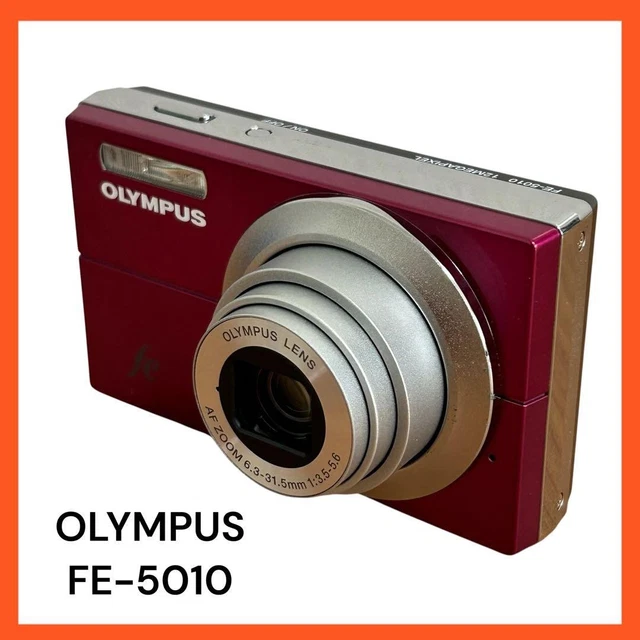 CÁMARA DIGITAL COMPACTA Olympus Fe 5010 rosa CAMEDIA de Japón EUR