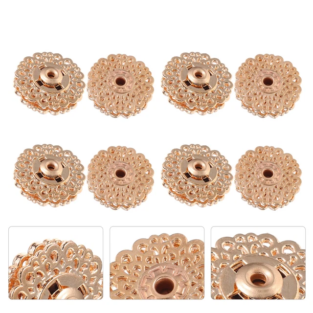 Set 10 Bottoni Metallici A Stella | Per Cinture E Borse | Bronzo E Argento | Diametro 28,6 Mm - Foto 12