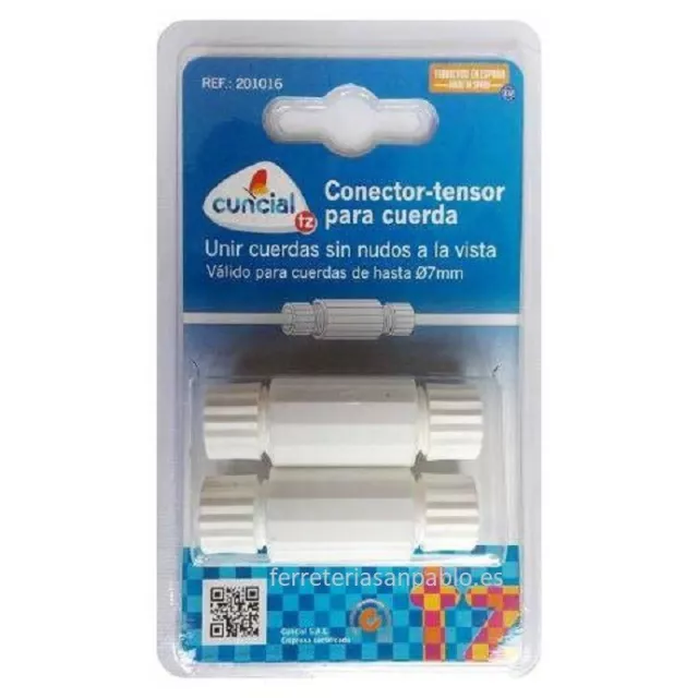 2unid TENSOR DE CUERDAS PARA TENDEDERO CUERDA CONECTOR PLASTICO TENSADOR ROSCADO