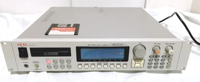 Used Akai S3000XL Midi Digital Sampler Vintage Rare Sampling Synthesizer Rack