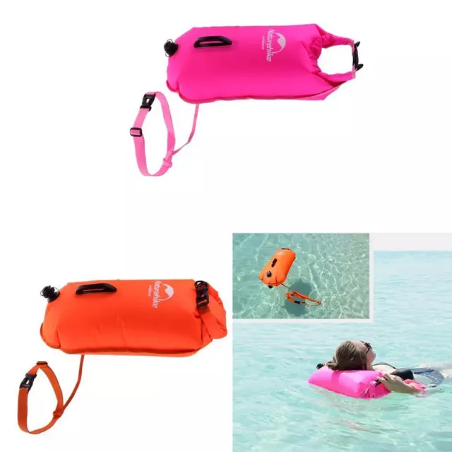 28L High Visible Safety Swim Buoy   Ultraleichter Pull Float Und Dry Bag Zum