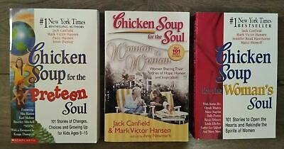 (3) Chicken Soup For The Soul Books - Nice Collection! Woman & Teen - FREE SHIP!