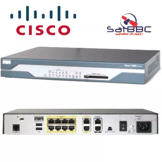 Cisco 1841 Modular Router w/2xFE, 2 WAN slots, 32MB Flash and 128MB SDRAM  (NEW)