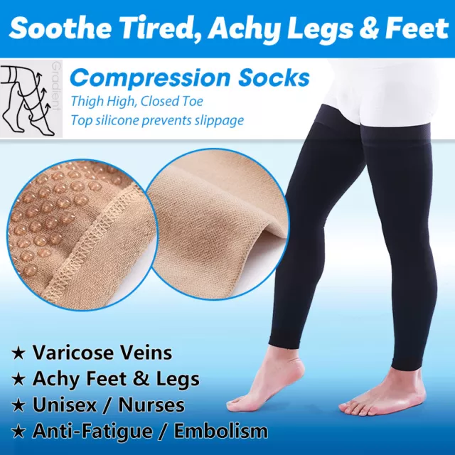 Compression Stockings Men Women Thigh High Medical Socks Maternity Varicose Vein