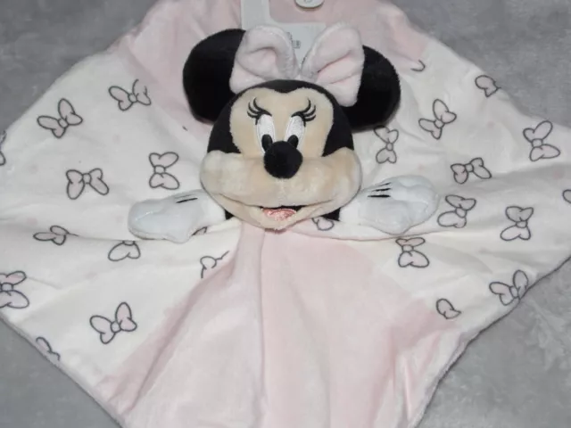 Primark Minnie Mouse comforter soft toy NEW Disney pink butterfly blankie