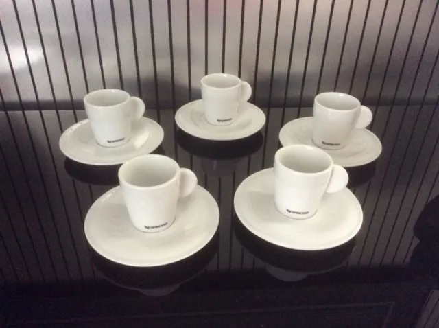 Lot de 12 tasses et sous-tasses expresso Cosmaï Caffè - 5 cl