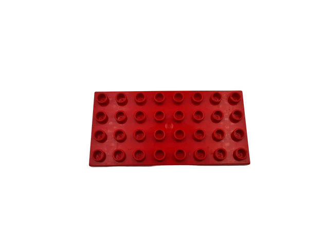 Lot De 3 Plaques De Base Duplo 24x24 Crans – Rouge, Vert Et Gris Pour Constructions Créatives