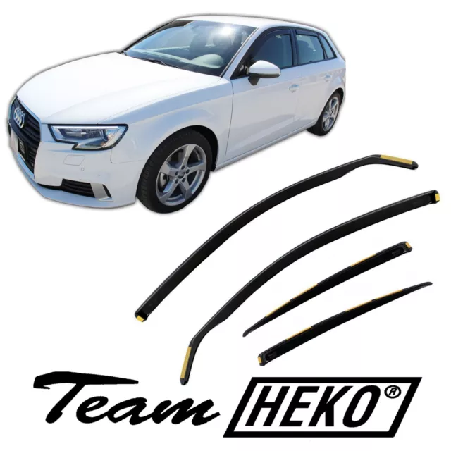 10247 Windabweiser HEKO für AUDI A3 8V Sportback 5-türer 2012-2020 4tlg