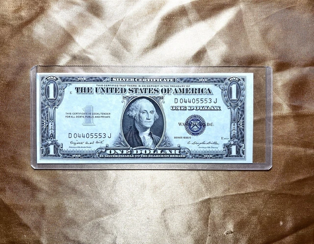 ERROR Misalign 1957 Blue Seal $1.00 One Dollar Silver Certificate UNC GEM CRISP