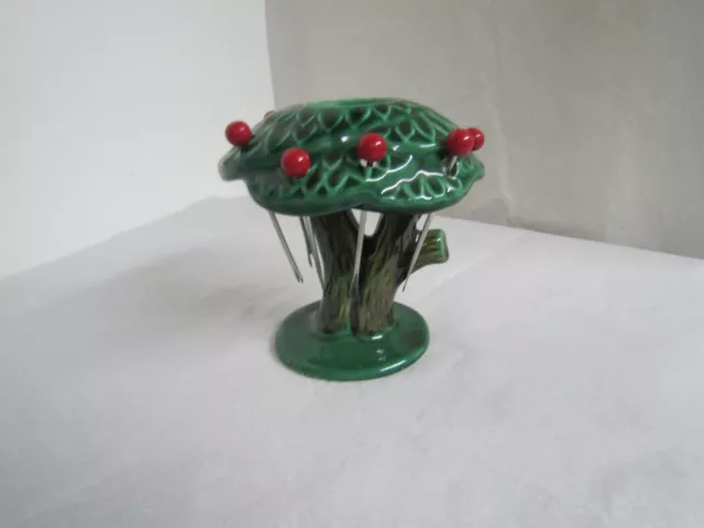 Arbre A Piques Pour  Escargots Barbotine Vintage 2