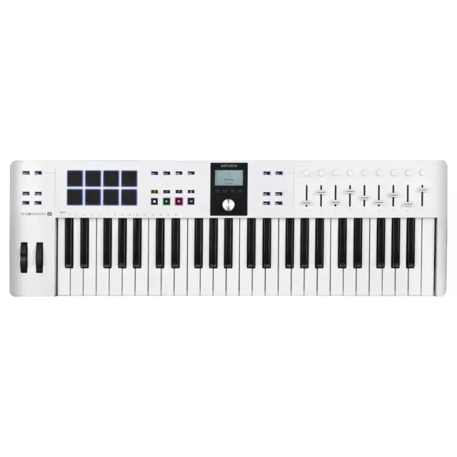 Arturia KeyLab Essential 49 Mk3 White - Master Keyboard