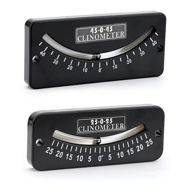 Inclinatore misuratore angolare inclinatore trail 45-0-45 inclinatore ABS