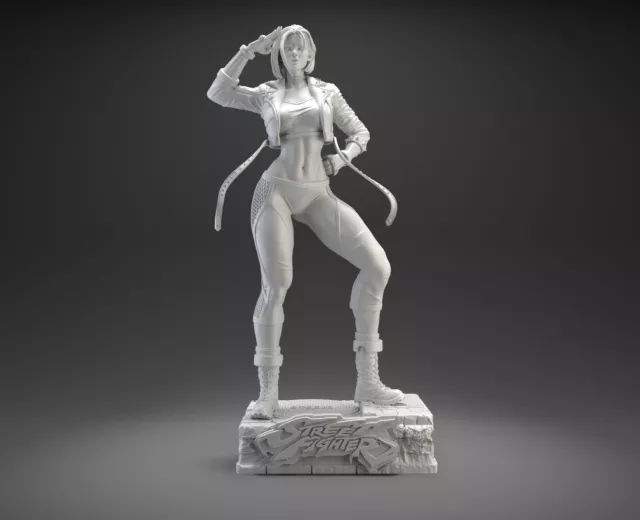 3MF file Cammy White Street Fighter 6 Fanart figure 👾・Model to